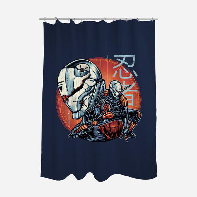 Forsaken Ninja-None-Polyester-Shower Curtain-momma_gorilla
