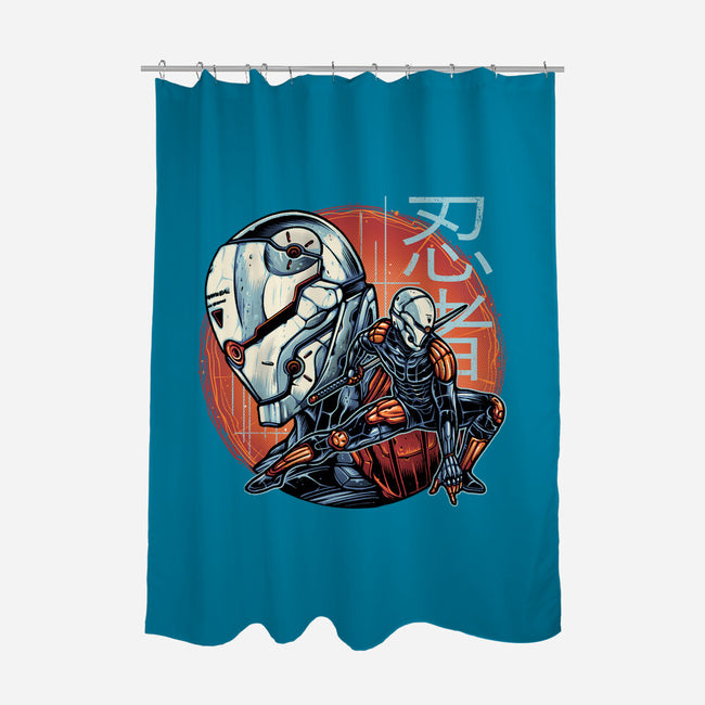Forsaken Ninja-None-Polyester-Shower Curtain-momma_gorilla