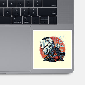 Forsaken Ninja-None-Glossy-Sticker-momma_gorilla
