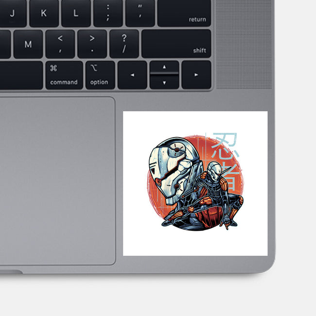 Forsaken Ninja-None-Glossy-Sticker-momma_gorilla