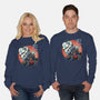 Forsaken Ninja-Unisex-Crew Neck-Sweatshirt-momma_gorilla