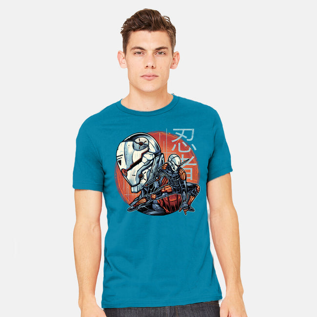 Forsaken Ninja-Mens-Heavyweight-Tee-momma_gorilla
