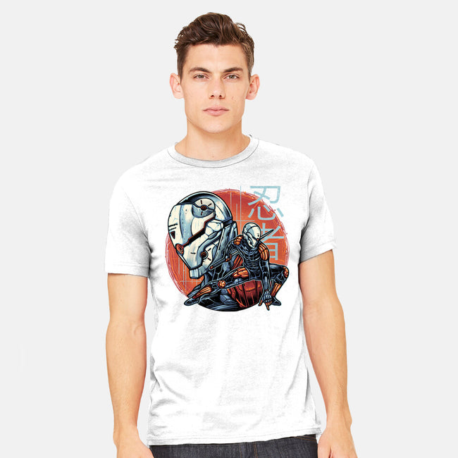 Forsaken Ninja-Mens-Heavyweight-Tee-momma_gorilla