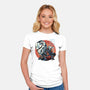 Forsaken Ninja-Womens-Fitted-Tee-momma_gorilla