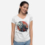 Forsaken Ninja-Womens-V-Neck-Tee-momma_gorilla