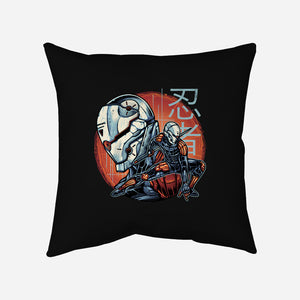 Forsaken Ninja-None-Removable Cover w Insert-Throw Pillow-momma_gorilla