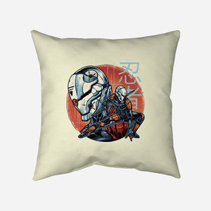 Forsaken Ninja-None-Removable Cover w Insert-Throw Pillow-momma_gorilla