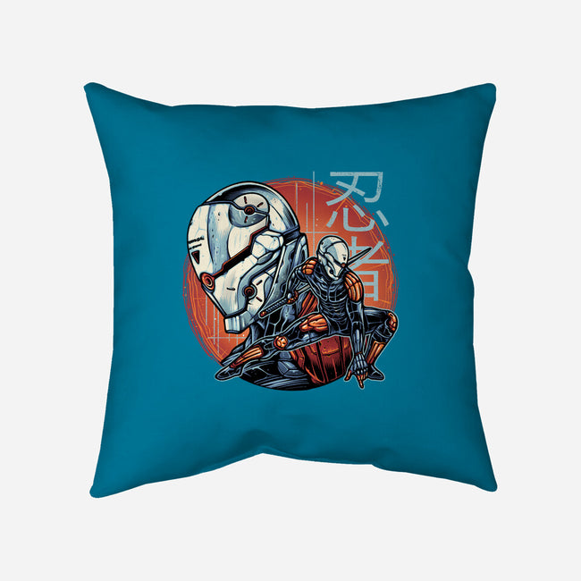 Forsaken Ninja-None-Removable Cover w Insert-Throw Pillow-momma_gorilla