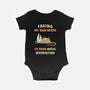 Avoiding Social Interaction-Baby-Basic-Onesie-kg07