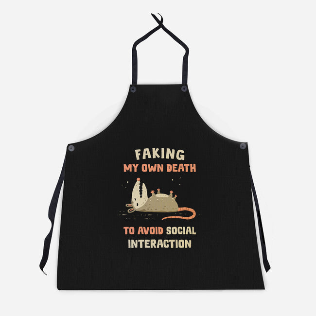 Avoiding Social Interaction-Unisex-Kitchen-Apron-kg07