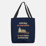 Avoiding Social Interaction-None-Basic Tote-Bag-kg07