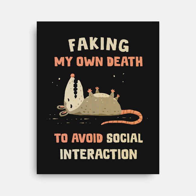 Avoiding Social Interaction-None-Stretched-Canvas-kg07