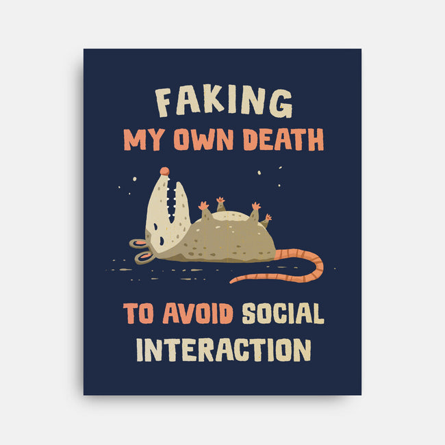 Avoiding Social Interaction-None-Stretched-Canvas-kg07