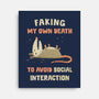 Avoiding Social Interaction-None-Stretched-Canvas-kg07