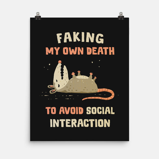 Avoiding Social Interaction-None-Matte-Poster-kg07