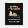 Avoiding Social Interaction-None-Matte-Poster-kg07