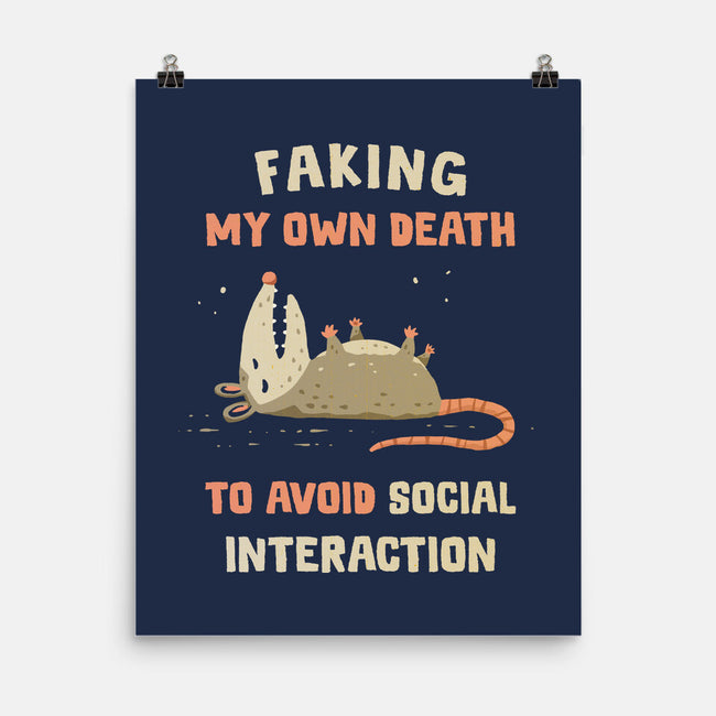 Avoiding Social Interaction-None-Matte-Poster-kg07