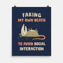 Avoiding Social Interaction-None-Matte-Poster-kg07