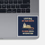 Avoiding Social Interaction-None-Glossy-Sticker-kg07