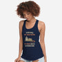 Avoiding Social Interaction-Womens-Racerback-Tank-kg07
