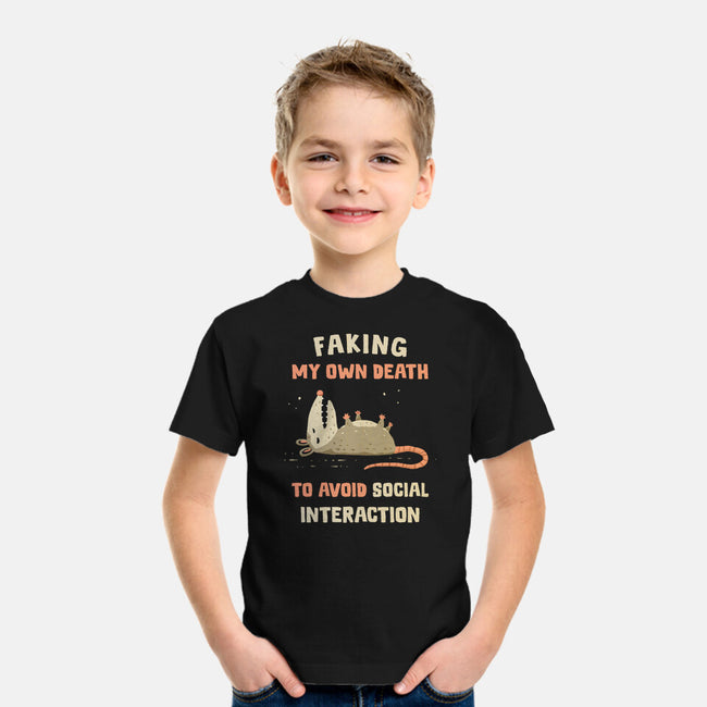 Avoiding Social Interaction-Youth-Basic-Tee-kg07