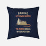 Avoiding Social Interaction-None-Removable Cover w Insert-Throw Pillow-kg07