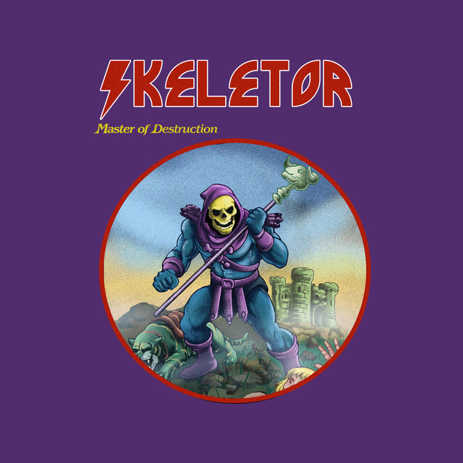 Skeletor Master Of Destruction-Womens-Fitted-Tee-Diego Gurgell