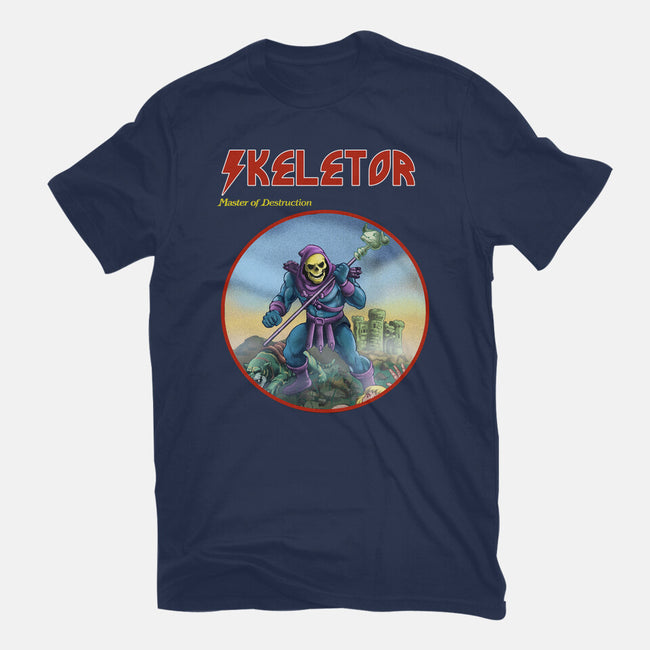 Skeletor Master Of Destruction-Mens-Heavyweight-Tee-Diego Gurgell