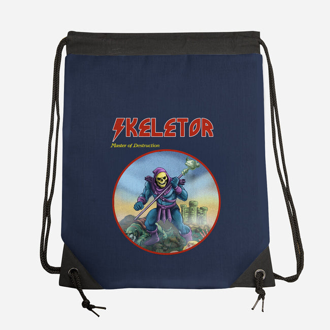 Skeletor Master Of Destruction-None-Drawstring-Bag-Diego Gurgell