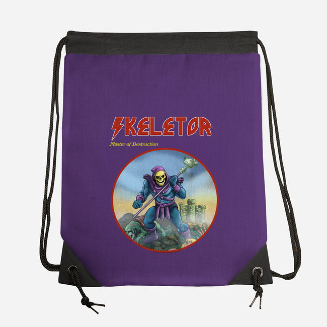 Skeletor Master Of Destruction-None-Drawstring-Bag-Diego Gurgell