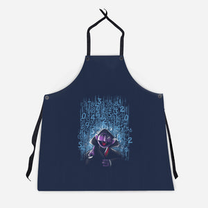 It's Raining Numbers-Unisex-Kitchen-Apron-zascanauta