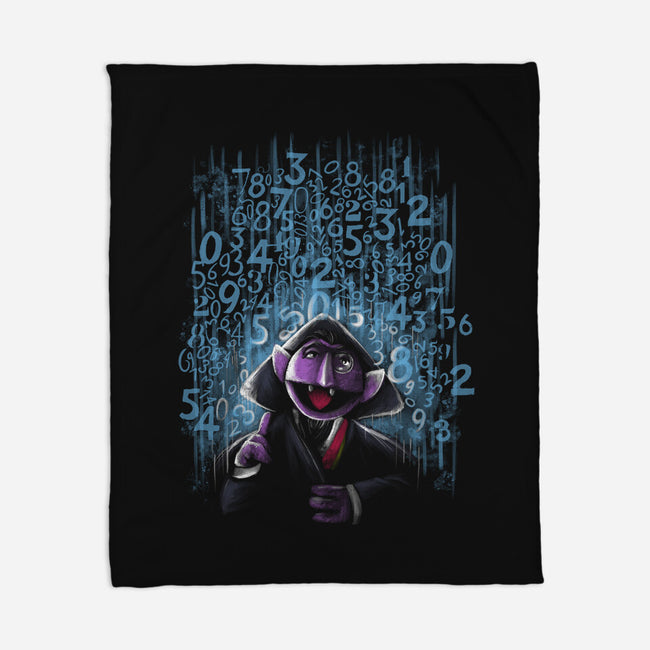 It's Raining Numbers-None-Fleece-Blanket-zascanauta