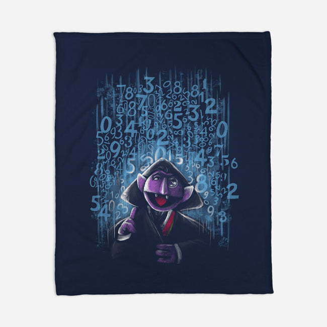 It's Raining Numbers-None-Fleece-Blanket-zascanauta