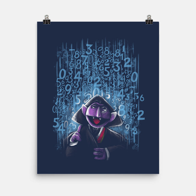 It's Raining Numbers-None-Matte-Poster-zascanauta