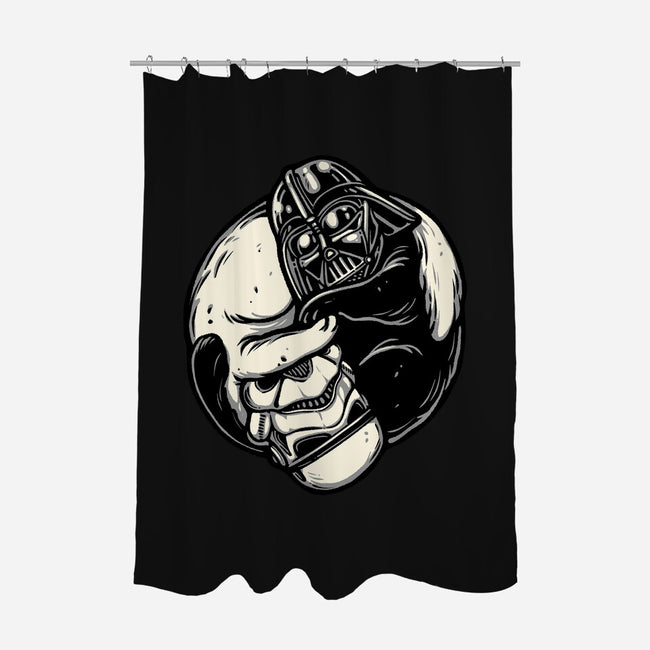 Black And White Cats-None-Polyester-Shower Curtain-momma_gorilla