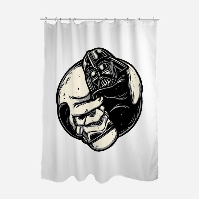 Black And White Cats-None-Polyester-Shower Curtain-momma_gorilla