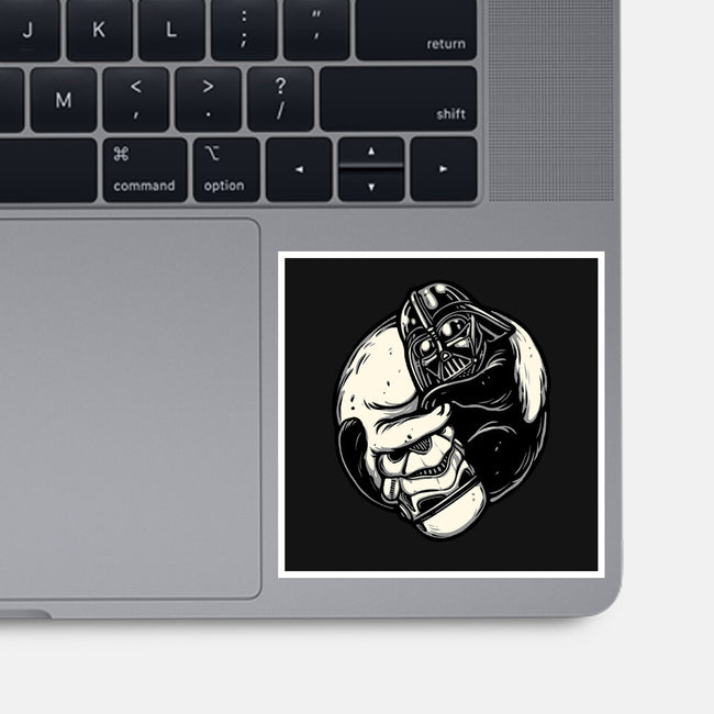 Black And White Cats-None-Glossy-Sticker-momma_gorilla