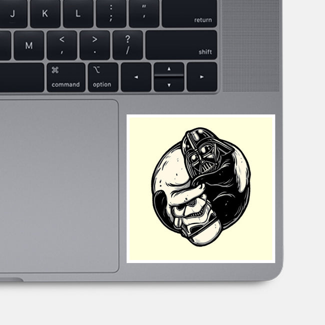 Black And White Cats-None-Glossy-Sticker-momma_gorilla