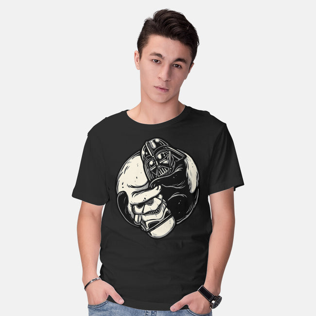 Black And White Cats-Mens-Basic-Tee-momma_gorilla