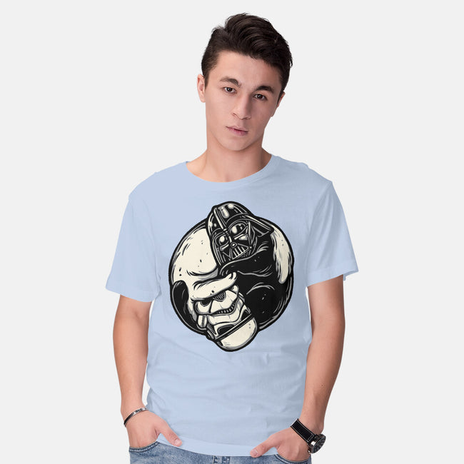 Black And White Cats-Mens-Basic-Tee-momma_gorilla