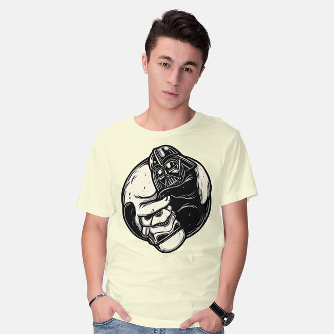 Black And White Cats-Mens-Basic-Tee-momma_gorilla
