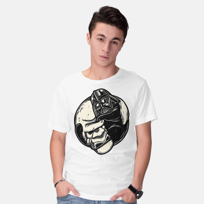 Black And White Cats-Mens-Basic-Tee-momma_gorilla