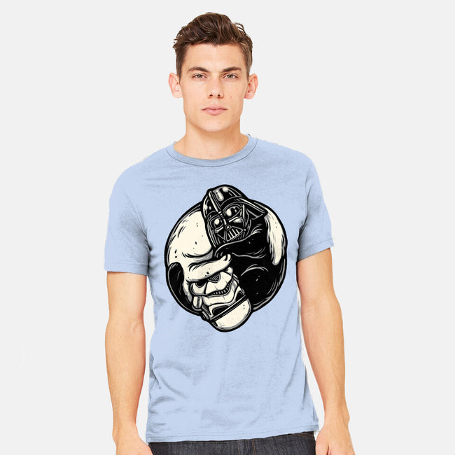 Black And White Cats-Mens-Heavyweight-Tee-momma_gorilla
