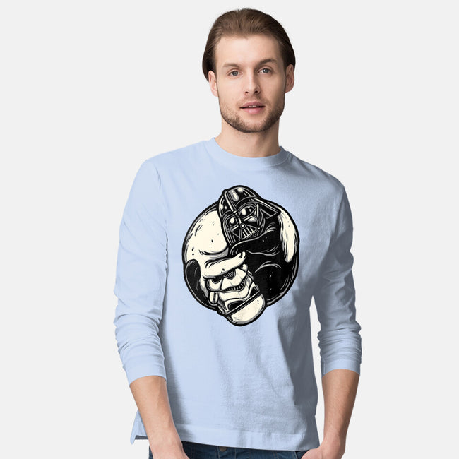 Black And White Cats-Mens-Long Sleeved-Tee-momma_gorilla