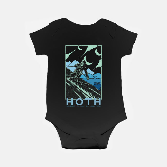 Hoth Ski Resort-Baby-Basic-Onesie-sebasebi