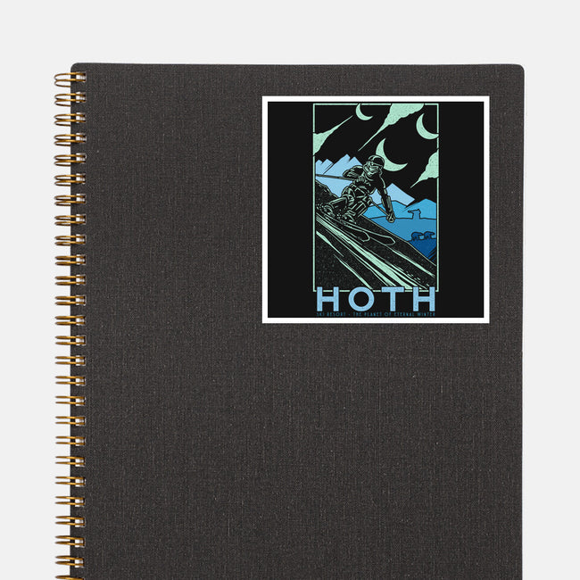 Hoth Ski Resort-None-Glossy-Sticker-sebasebi