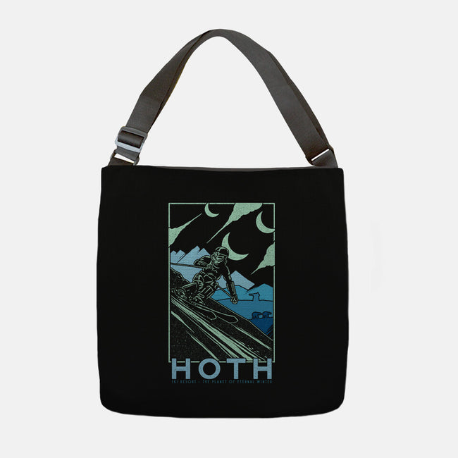 Hoth Ski Resort-None-Adjustable Tote-Bag-sebasebi