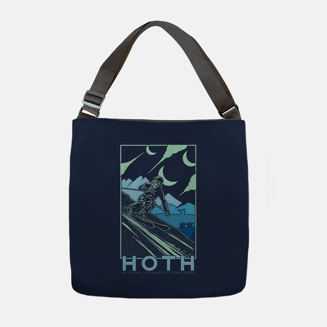 Hoth Ski Resort-None-Adjustable Tote-Bag-sebasebi