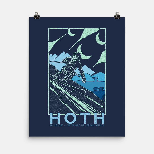 Hoth Ski Resort-None-Matte-Poster-sebasebi