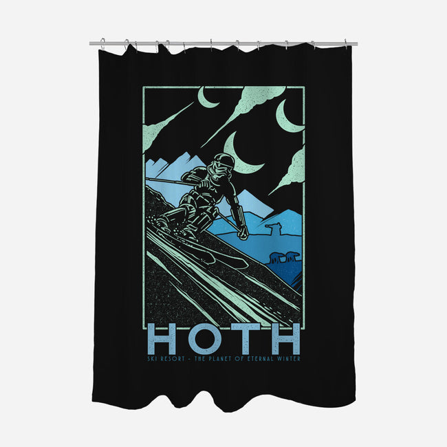 Hoth Ski Resort-None-Polyester-Shower Curtain-sebasebi